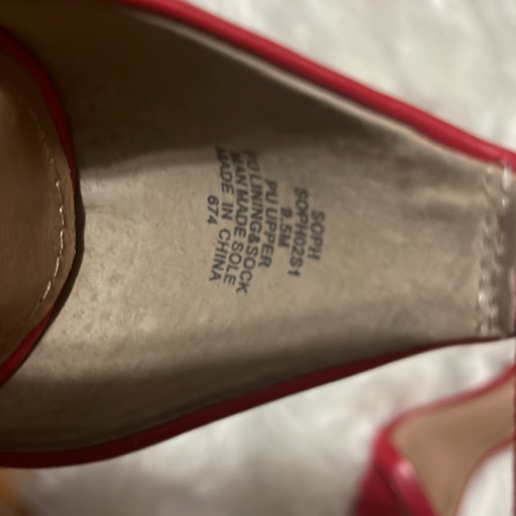 Steve Madden SOPHI sexy red 🔥hot 👡❤️ - Picture 9 of 10